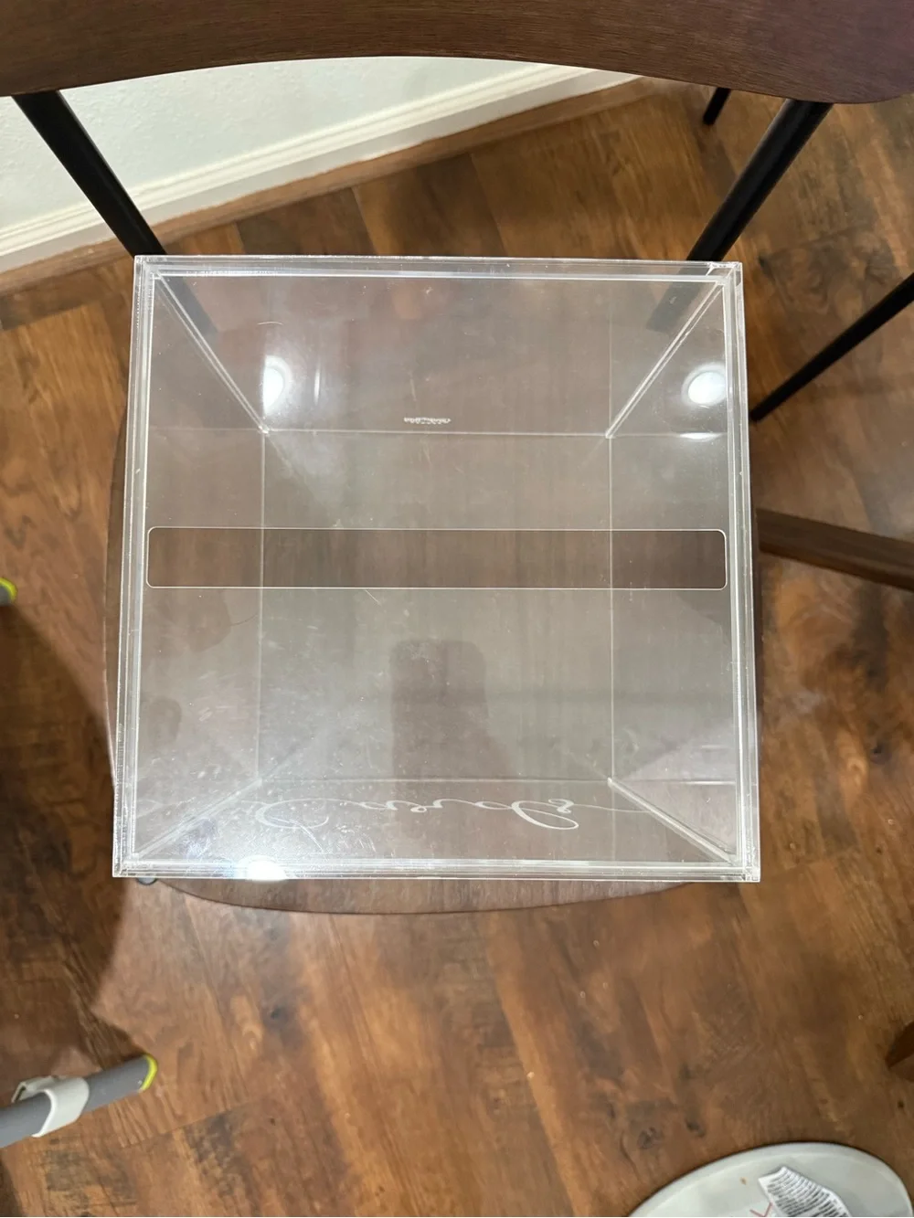 Clear Acrylic 'Cards' Wedding Card Box - Transparent Card Holder